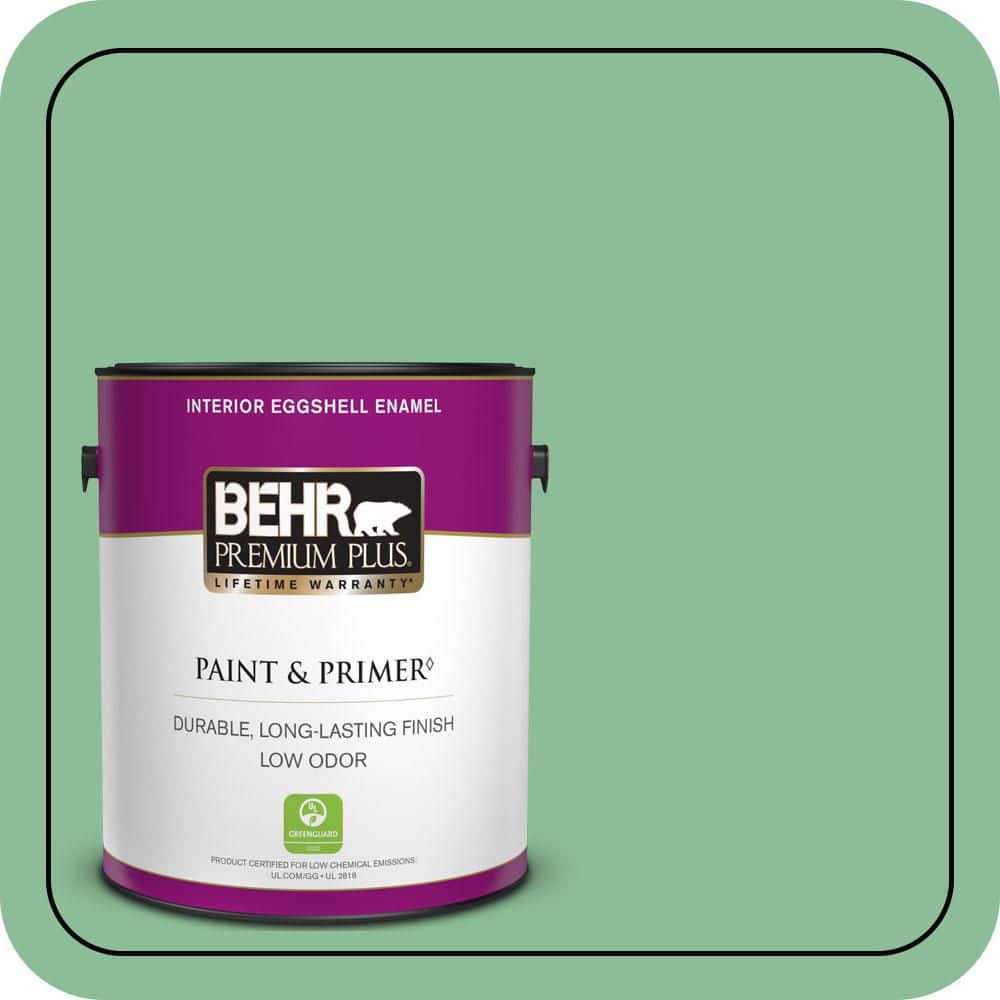 1 gal. #M410-4 Garden Swing Eggshell Enamel Low Odor Interior Paint & Primer price history on PriceWatchPro