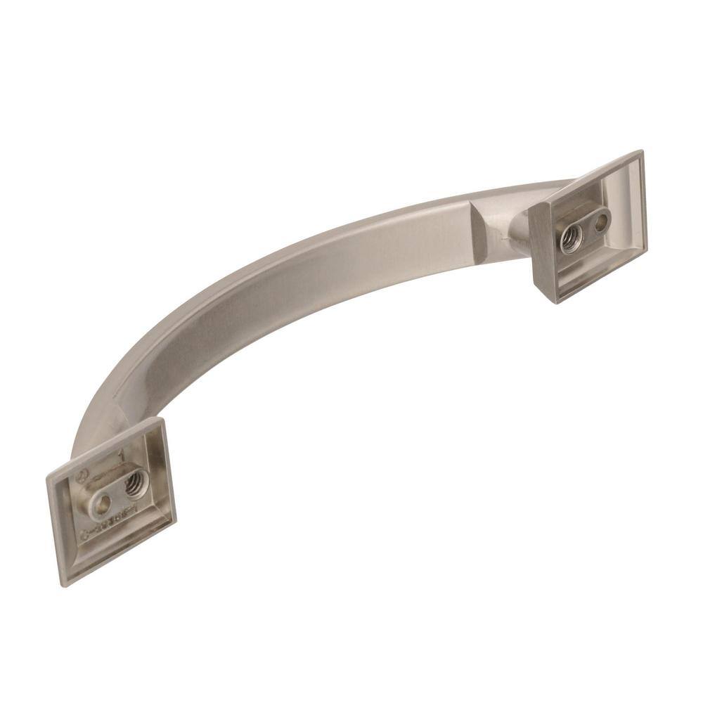 Satin Nickel Arch Cabinet Bar Pull with Mounting Hardware