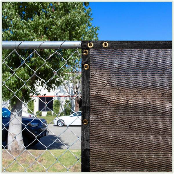Colourtree 6 Ft X 50 Ft Brown Privacy Fence Screen Mesh Fabric Cover Windscreen With Reinforced Grommets For Garden Fence Tap0650 10 The Home Depot Colourtree 6 Ft X 50 Ft Brown Privacy Fence Screen Mesh Fabric Cover Windscreen With Reinforced Grommets For Garden Fence Tap0650 10 The Home Depot