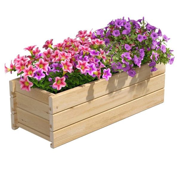 Greenes Fence 32 in. x 11 in. x 10 in. Cedar Wood Planter Box