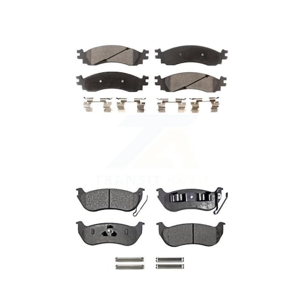 TEC Front Rear Ceramic Brake Pads Kit For Ford Explorer Sport Trac Mercury Mountaineer KTC-100082