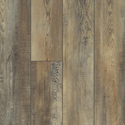 Shaw Farrier Plus 20 M Neutral Walnut Gray 20-mil x 7-in W x 48-in L Waterproof Interlocking Luxury Vinyl Plank Flooring (27.73-sq ft/ Carton)