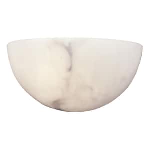 Metro 1 Light Alabaster Dust Wall Sconce