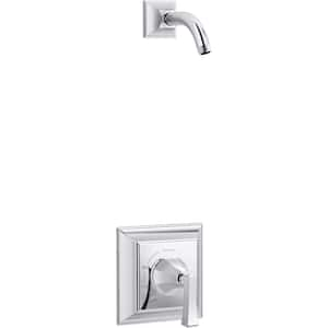 Memoirs Deco Lever 1-Handle Wall Mount Shower Trim Kit without Showerhead in Polished Chrome (Valve Not Included)