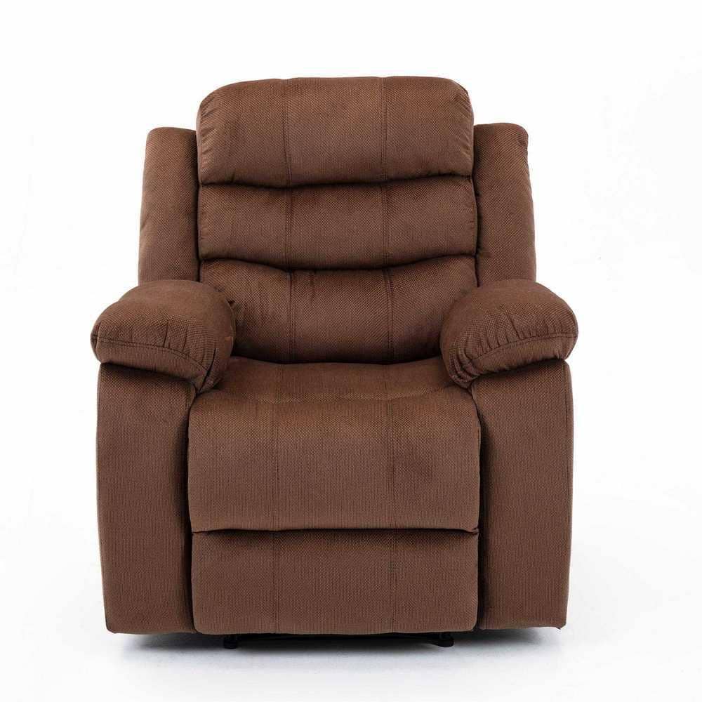 hzlagm Yingj Brown Big and Tall Polyester Leather Wall Hugger Recliner