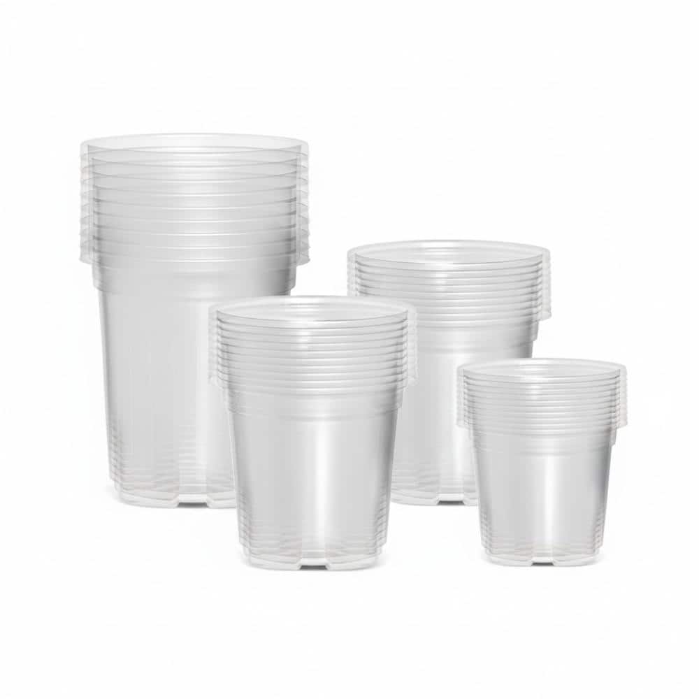 Clear Plastic Nursery Pots with Drainage Hole (36-Pack) price history on PriceWatchPro