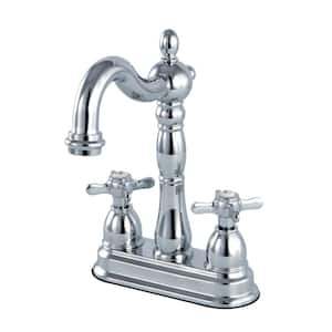 Essex 2-Handle Bar Faucet in Polished Chrome