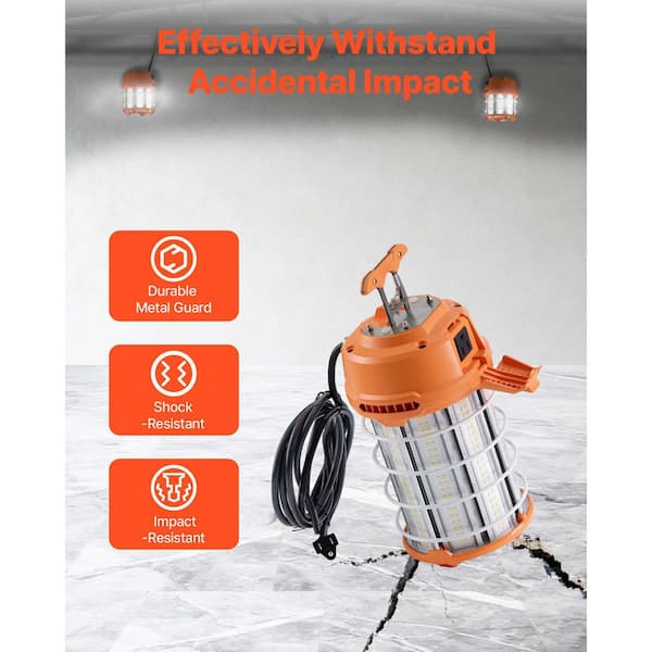VEVOR 150-Watt 19000 Lumens Hanging LED Temporary Construction