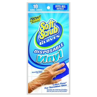 Disposable Vinyl Cleaning Gloves (10-Count)