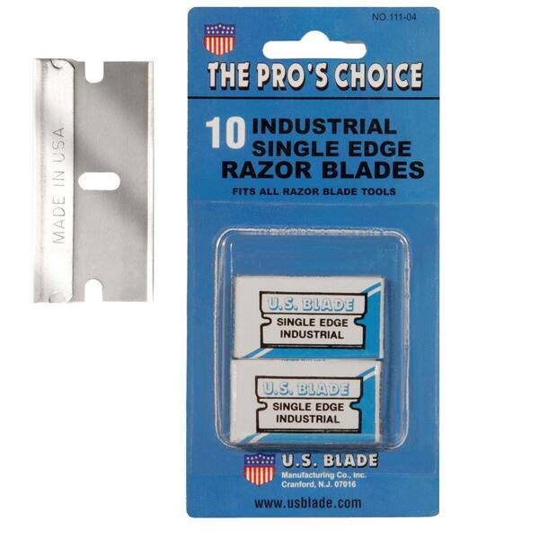 U.S. BLADE 150 Single Edge Blades 10-Pack carded set of 15