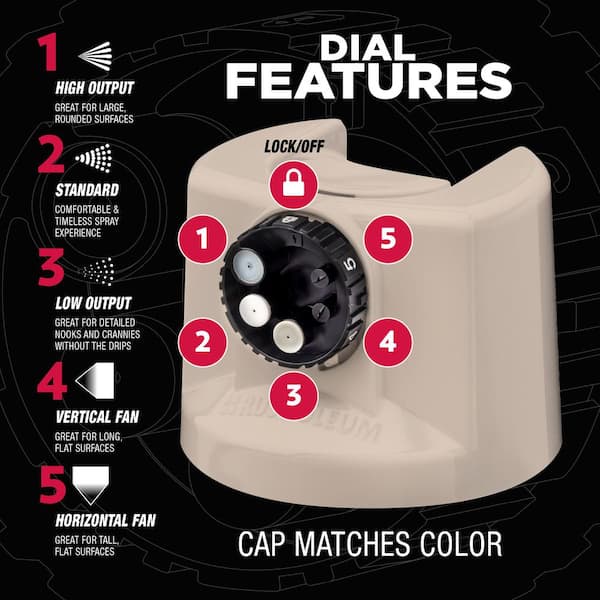 12 oz. Custom Spray 5-in-1 Satin French Beige Spray Paint