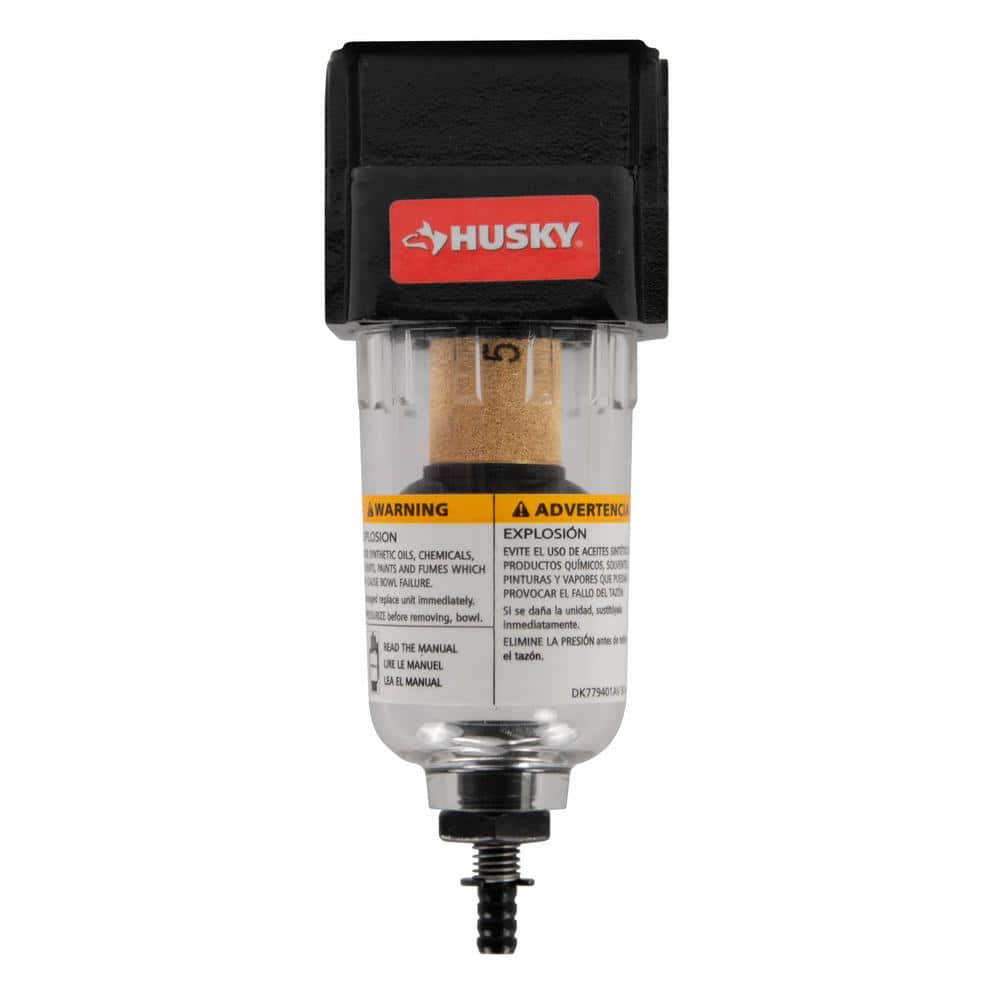 Husky HDA70403AV 1/4 In Air Compressor Filter 401 910 for sale online 