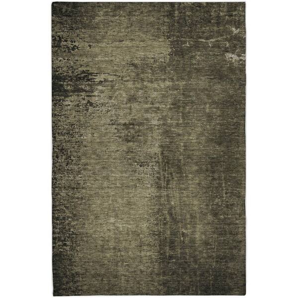 Dream Shag Premium Machine Washable Abstract ADS554 Gray 9 ft. x 12 ft. Area Rug