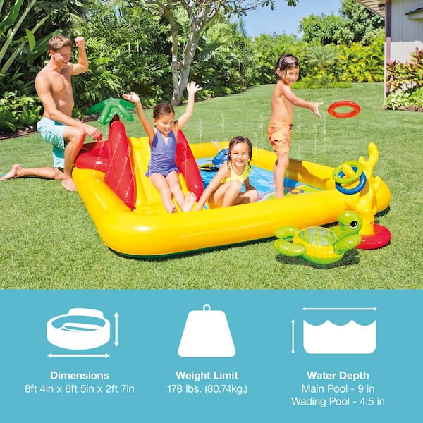 Play Day on sale Rectangular Inflatable Pool