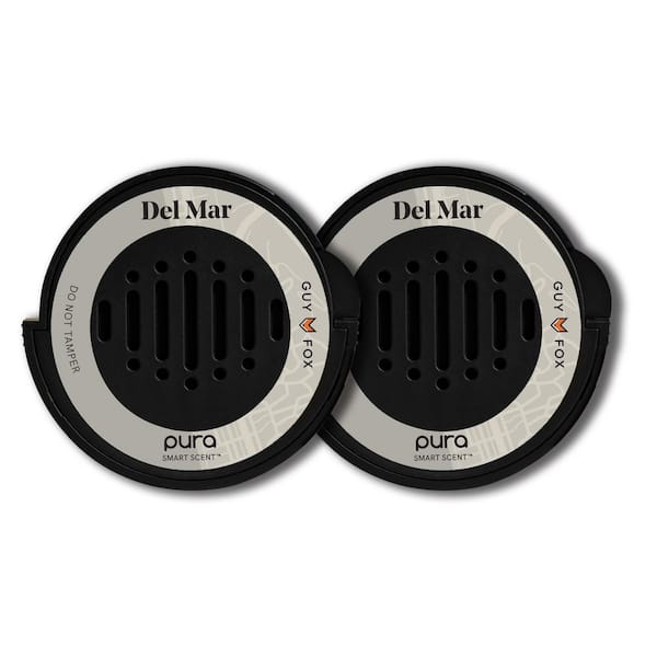 Pura Del Mar by GUY FOX - Fragrance Refill Dual Pack for Car Diffuser - up to 30 Days of scent for your car