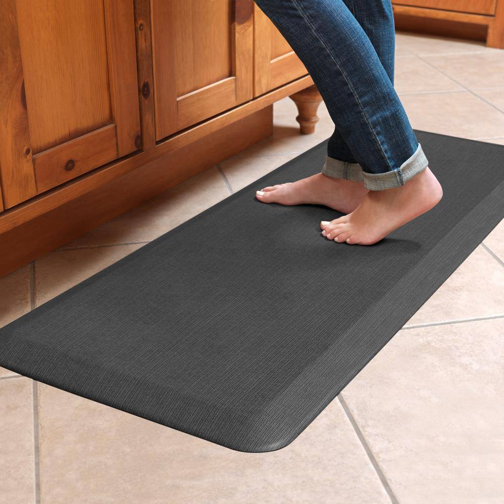 Charcoal Black Foam Anti-Fatigue Comfort Mat, 20" x 48"