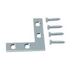1-1/2 in. Zinc-Plated Flat Corner Brace (12-Pack)