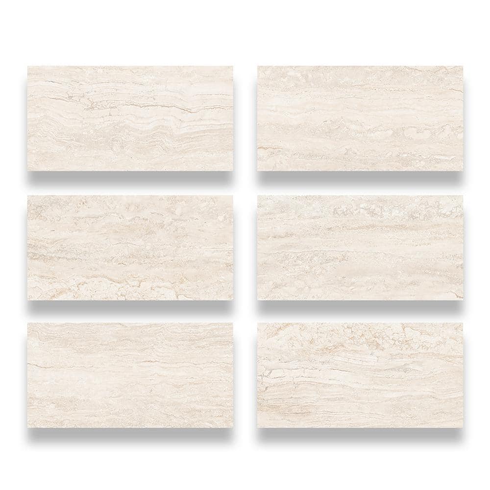 Ivory Matte Porcelain 12" x 24" Rectified Tile