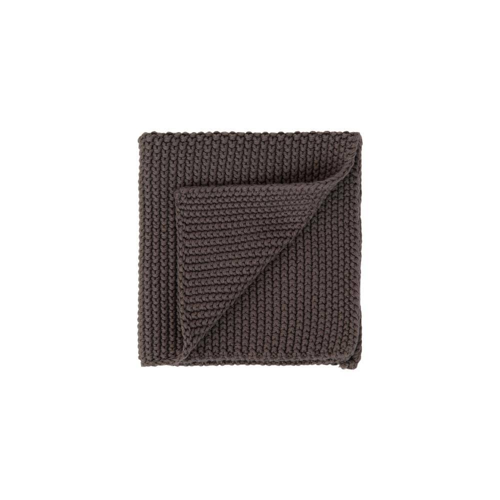 Light and Dark Gray Cotton Knit Dish Cloth Set