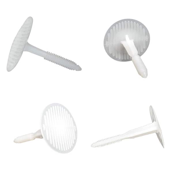 2 in. Plasti-Grip PMF Plastic Masonry Block Insulation Fastener and Anchor 50 EA White