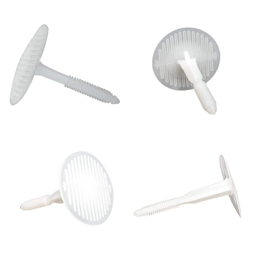 TruFast 2 in. Plasti-Grip PMF Plastic Masonry Block Insulation Fastener ...