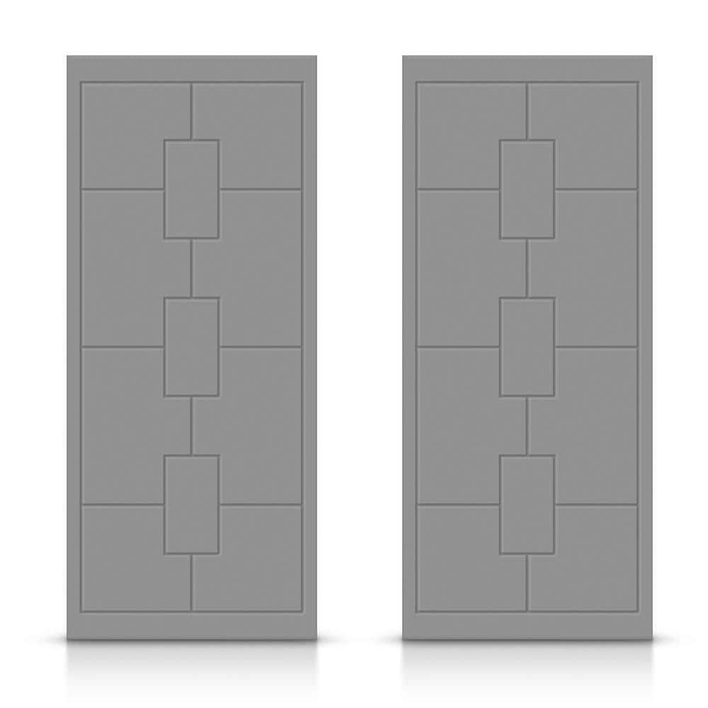 84 in. x 84 in. Hollow Core Light Gray Painted Composite MDF Interior Double Closet Sliding Doors price history on PriceWatchPro