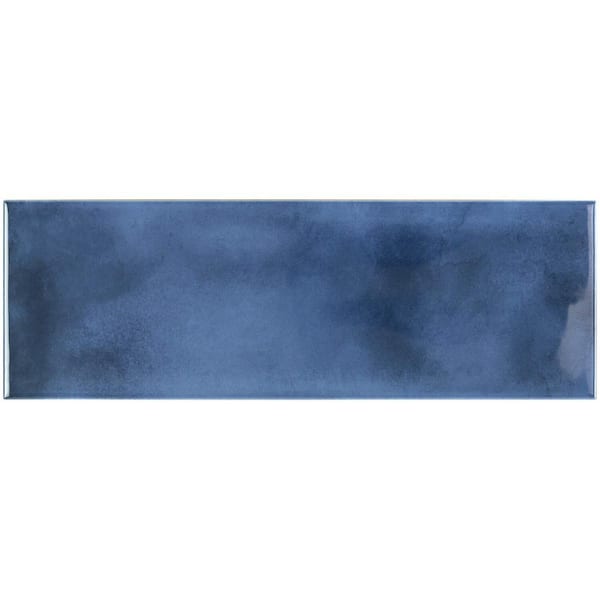Ivy Hill Tile Piston Camp Blue 4 in. x 12 in. Glazed Ceramic Subway Wall Tile Sample