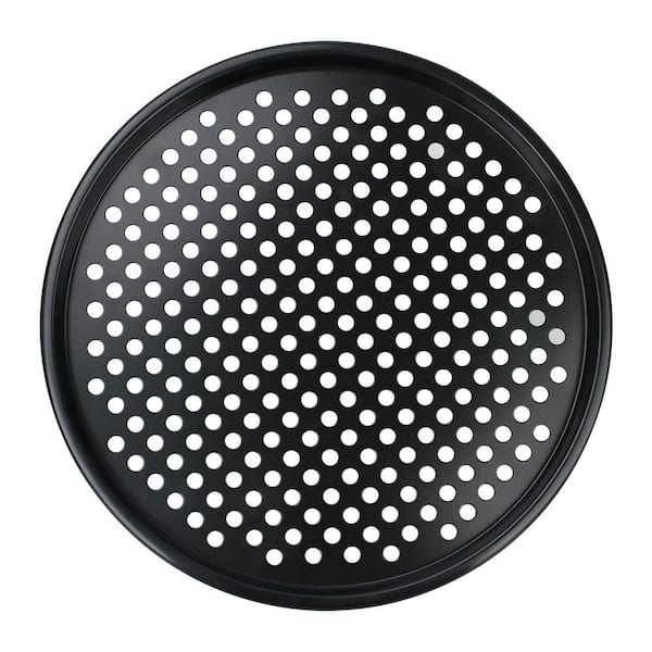 Nonstick Perforated Metal Pizza Pan Crisper 1 Piece Oven Baking Tray Compatible with Breville Smart Oven
