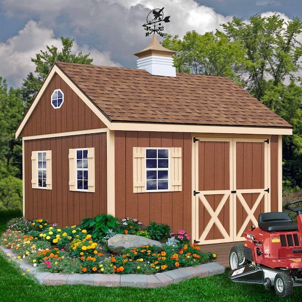 Best Barns Mansfield 12 ft. x 12 ft. Wood Storage Shed Kit