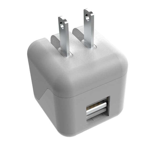 2.4 Amp Dual USB Wall Charger With 4 ft. Apple Lightning Cable XYS