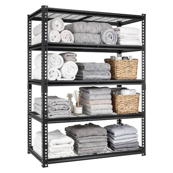 キャビネット Siavonce 5-Tiers Heavy Duty Garage Metal Adjustable Household