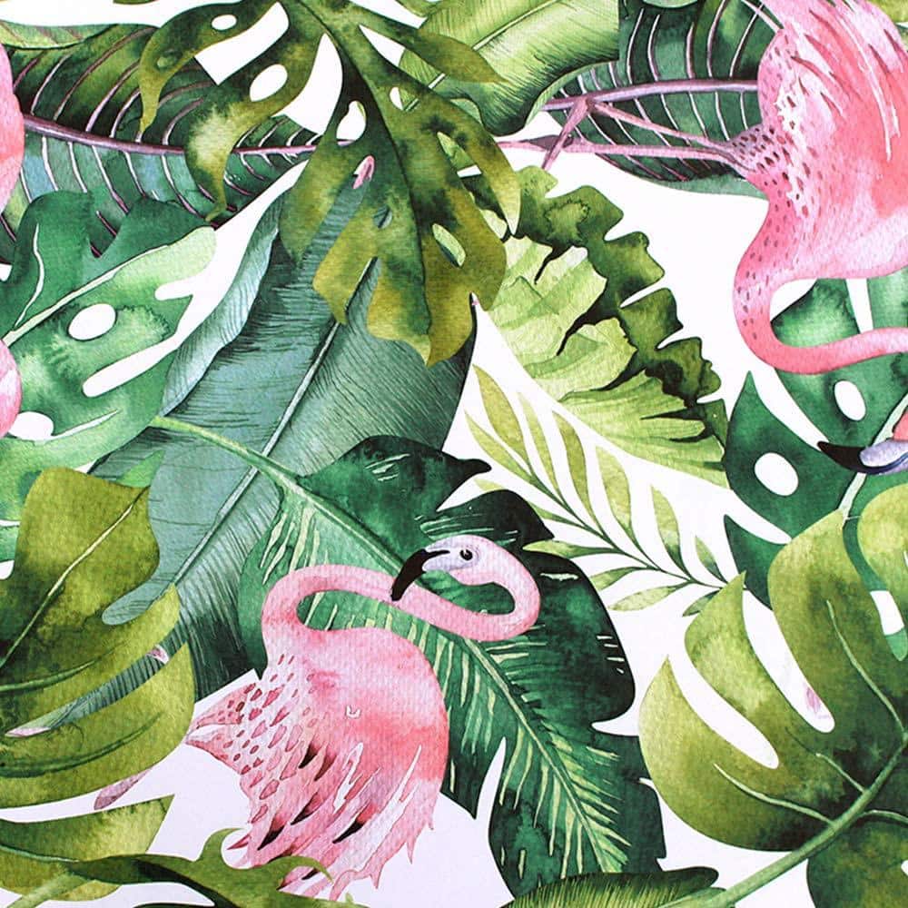 Wallpaper Removable Flower Printed Peel and Stick Shelf Liner (Covers