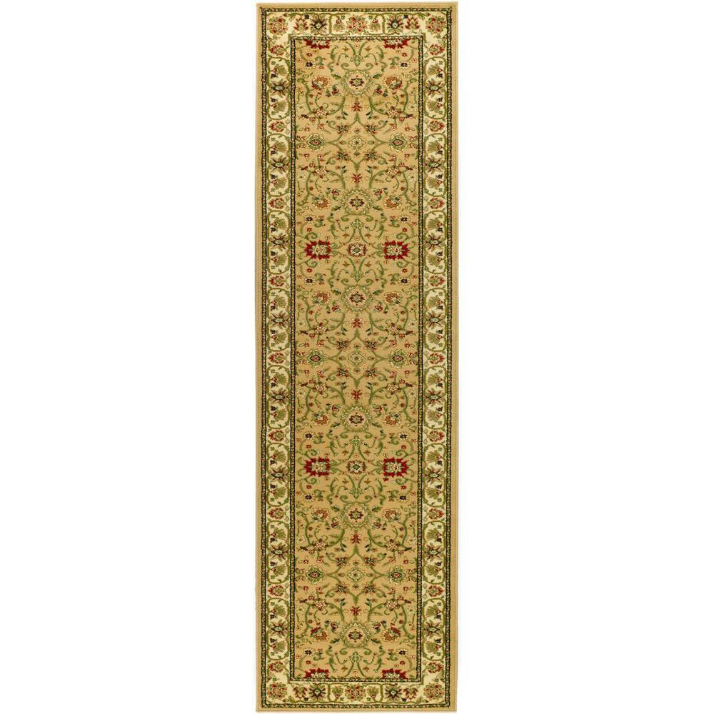 Lyndhurst 2 ft. x 22 ft. Beige/Ivory Floral Runner Rug price history on PriceWatchPro