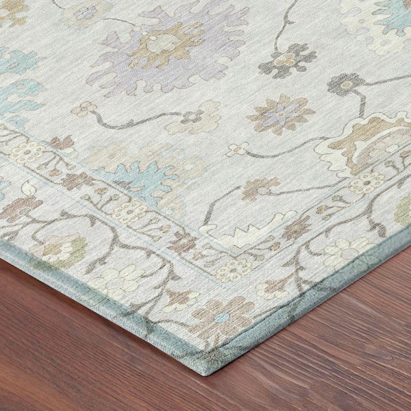 Chantille Machine Washable Indoor/Outdoor Abstract ACN2675 Tin 10 ft. x 14 ft. Area Rug