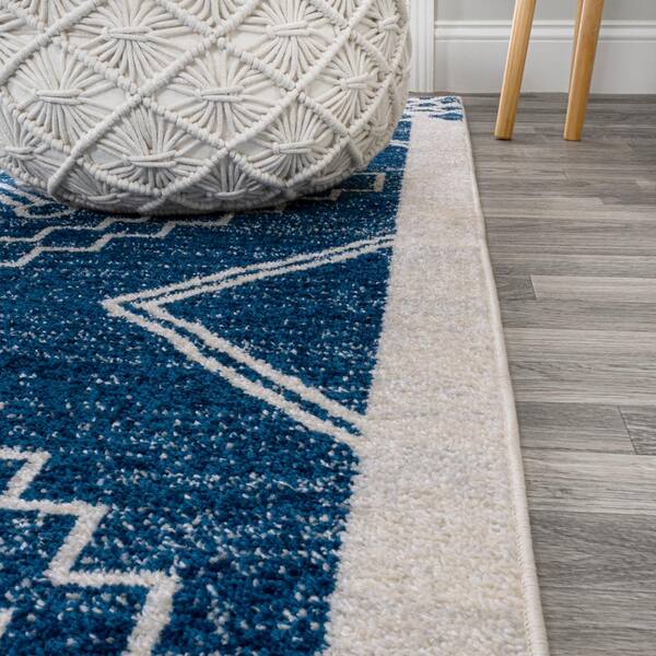 JONATHAN Y Amir Moroccan Beni Souk Navy/Ivory 4 ft. x 6 ft. Area
