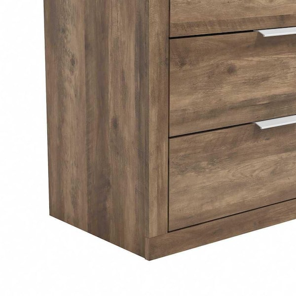 GALANO Harlowin 5-Drawer Knotty Oak Chest of Drawers (46.4 in. x 30.7 in. x  16.2 in.) SH-GKOPU41038AM - The Home Depot