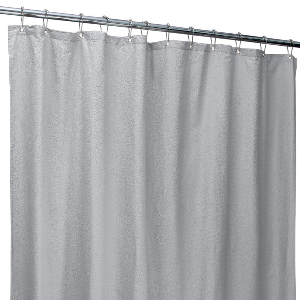 Moda At Home Polyester Fabric 'Delano' Shower Curtain (White