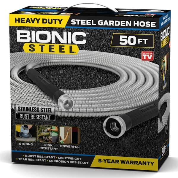 Bionic Steel 5/8 in. Dia. x 50 ft. Heavy-Duty Stainless Steel