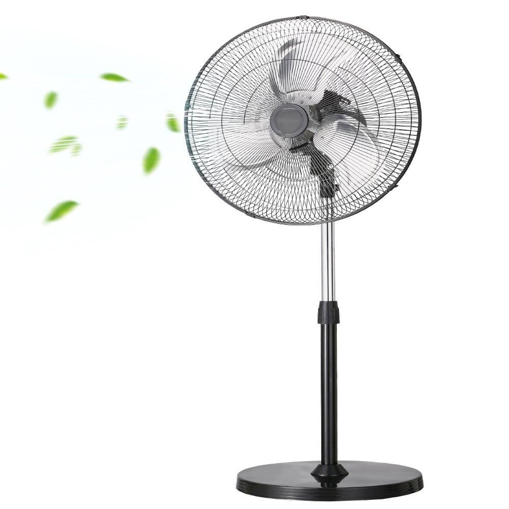 "Industrial Pedestal Fan 18"", 90° Oscillating, Height Adjustable, 3 Speeds, High Power Standing Fan for Home Garage" price history on PriceWatchPro