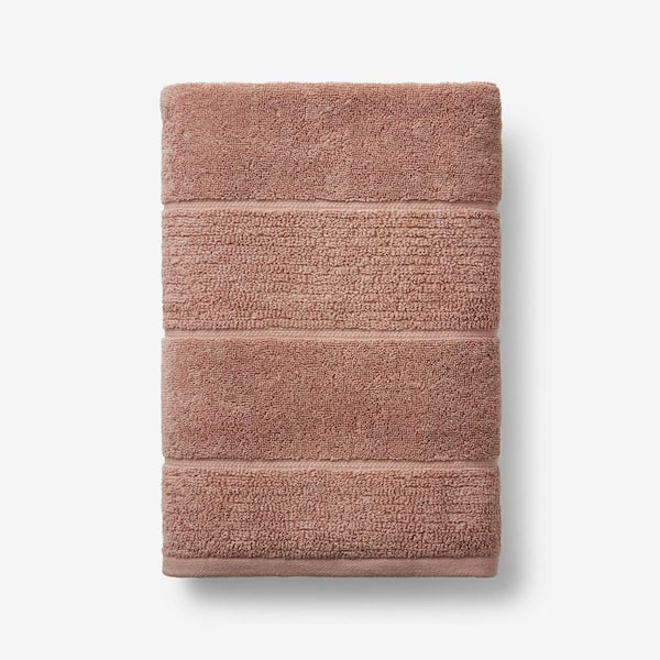 Company Cotton Clay Textured Stripe Bath Towel