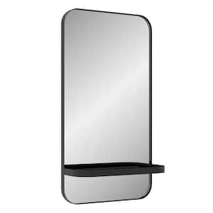 16 in. x 30 in. Modern Rectangle Framed Decorative Mirror