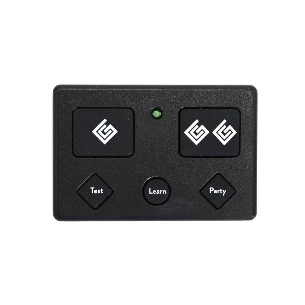 GHOST CONTROLS Premium 5-Button Remote Transmitter for  Automatic Gate Opener Systems in Black