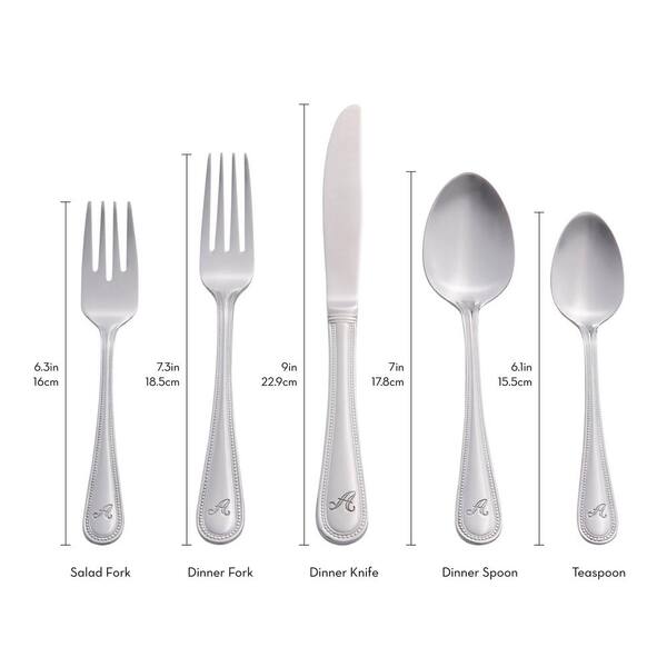 Silverware Flatware Set For 8 40 Piece Stainless Steel Home