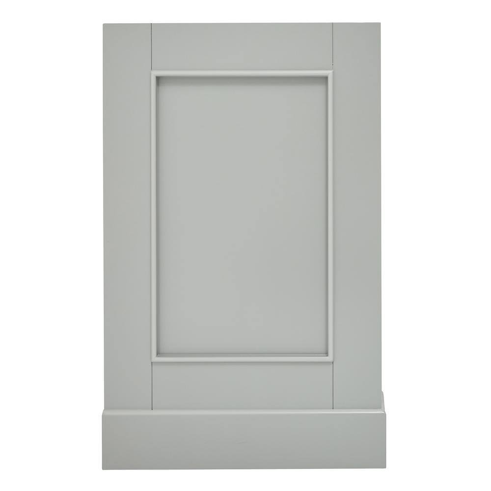 Stafford 61" Gray Hardwood Single Freestanding Vanity Cabinet
