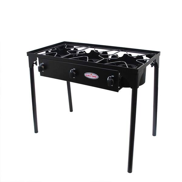 GASONE 225,000 BTU Propane Triple Burner Outdoor Cooker Fryer 28.5 in.