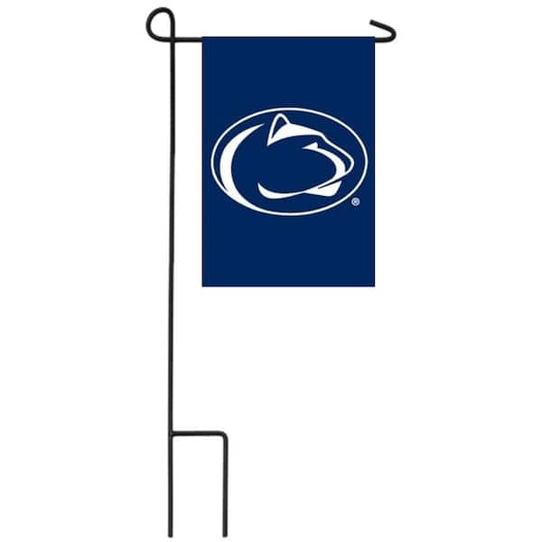 1 ft. x 1-1/2 ft. Pennsylvania State University 2-Sided Garden Flag with 3-2/3 ft. Metal Flagpole
