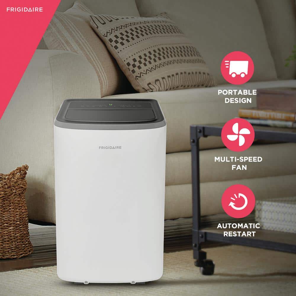 Frigidaire White 12,000 BTU Portable Air Conditioner with Remote