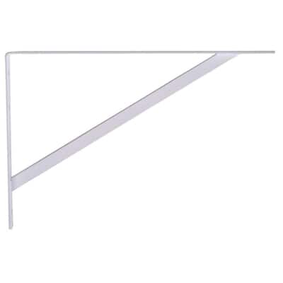 12 in. White Super Strength Shelf Bracket (6-Pack) 12 in. White Super Strength Shelf Bracket (6-Pack)