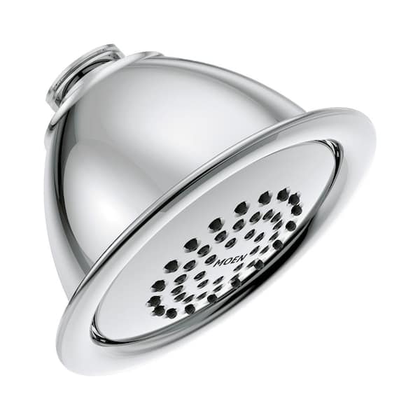 MOEN Core 1-Spray Patterns with 1.75 GPM 3.75 in. Wall Mount Fixed Shower Head in Chrome