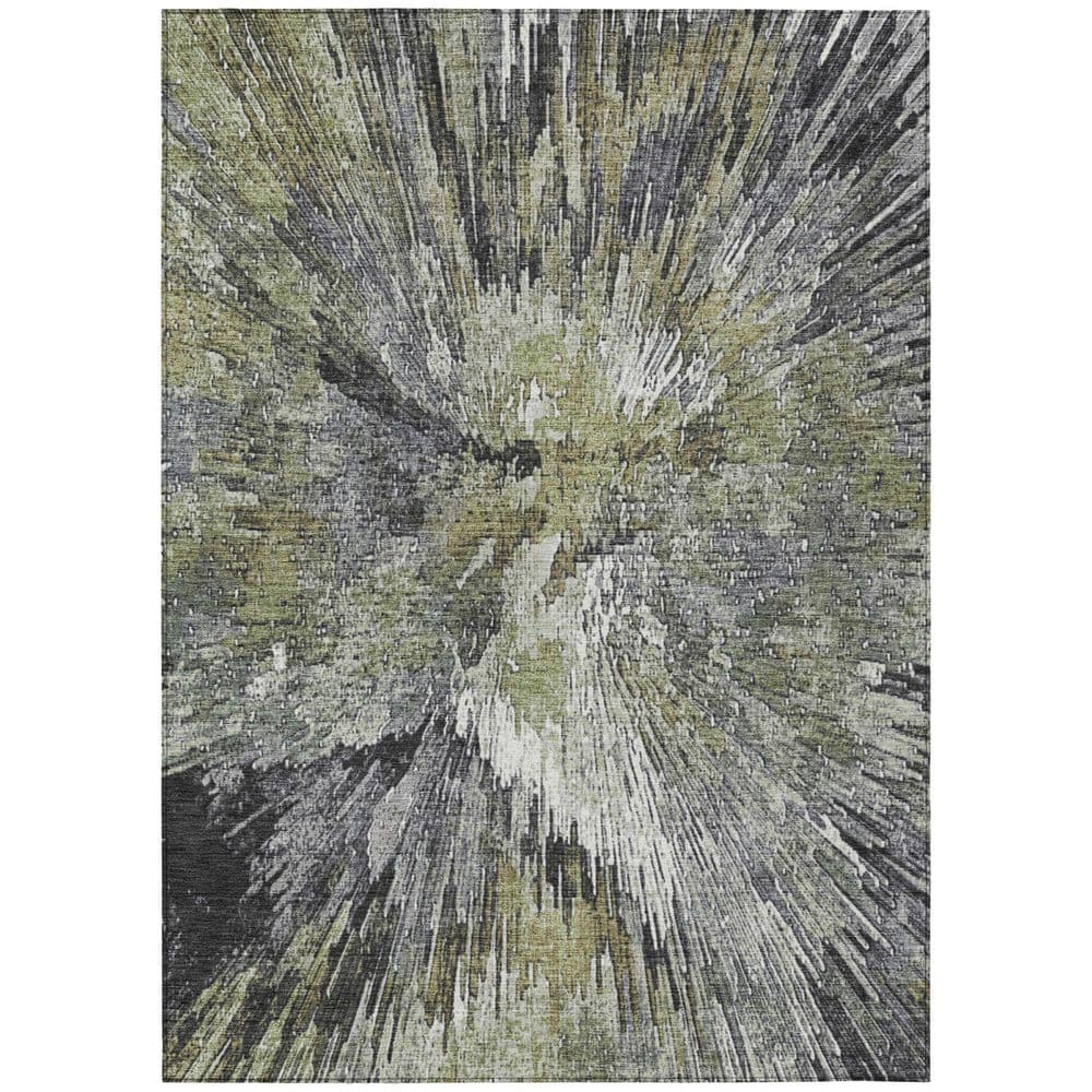 Chantille Machine Washable Indoor/Outdoor Abstract ACN2283 Fern 8 ft. x 10 ft. Area Rug price history on PriceWatchPro